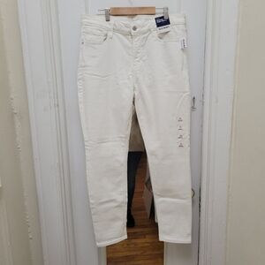 Old Navy Women's Cream Rockstar Super Skinny NWT